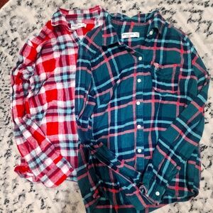 Girls Abercrombie Kids Flannel bundle